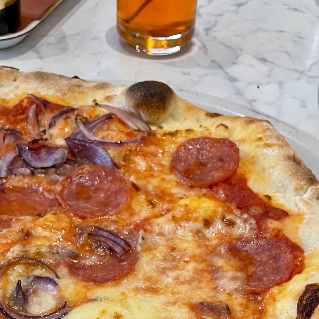 It’s difficult to take a good photo of a good pizza when you’ve already eaten two thirds of it.