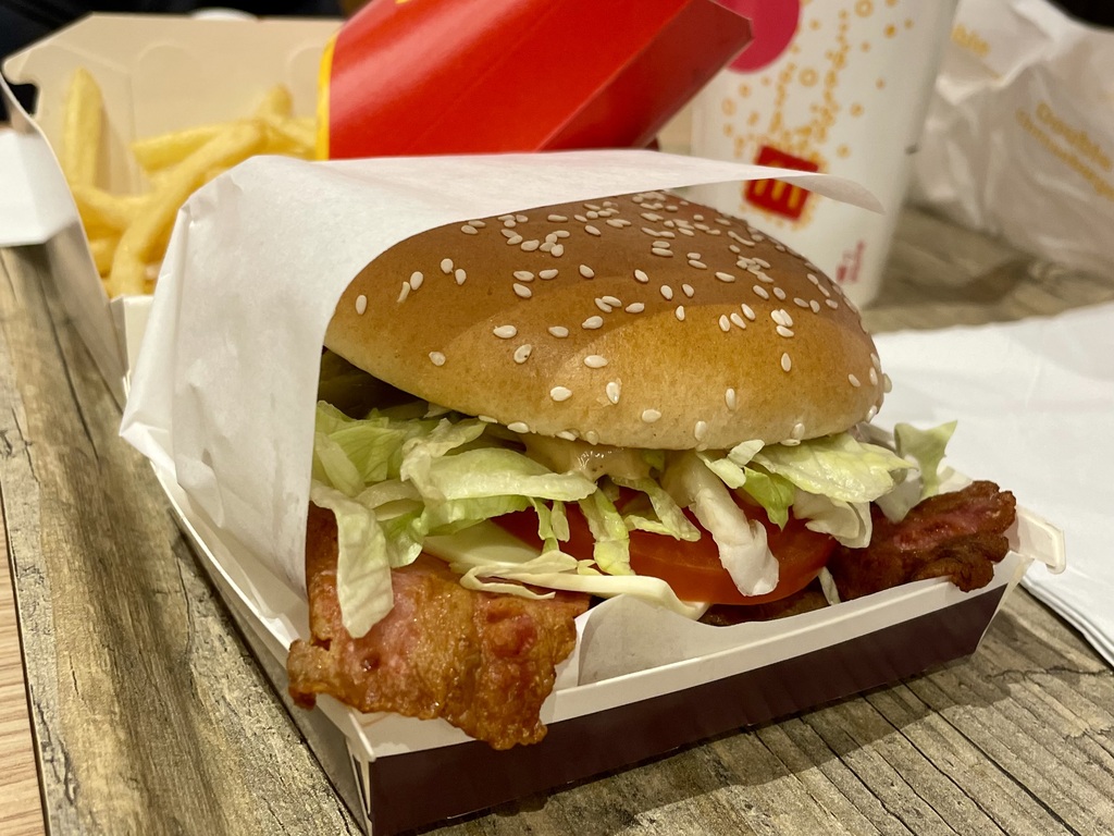 Big Tasty with jalapeños.