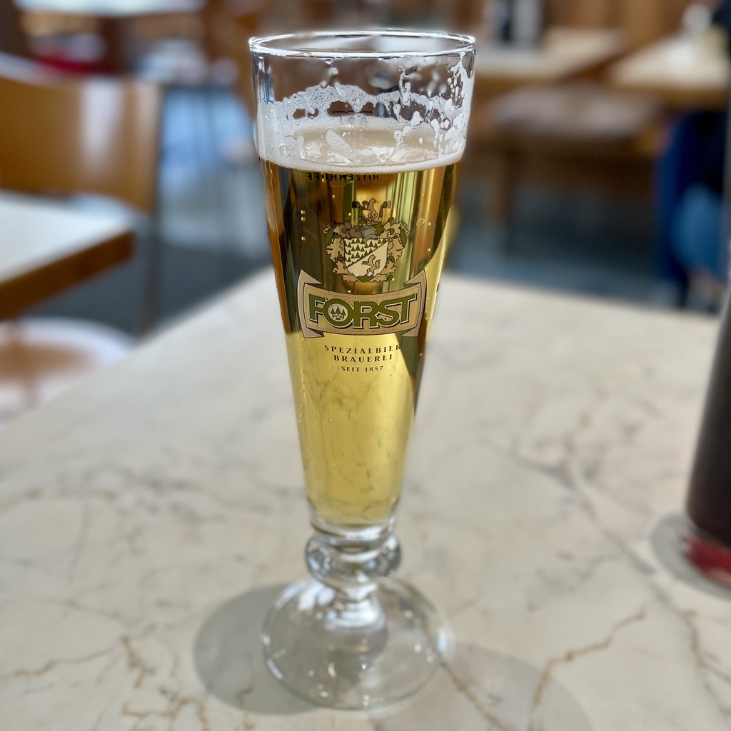Maybe just a little beer with lunch.