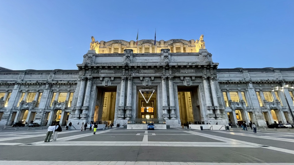 Milano Centrale train station. Is that an Illuminati symbol?