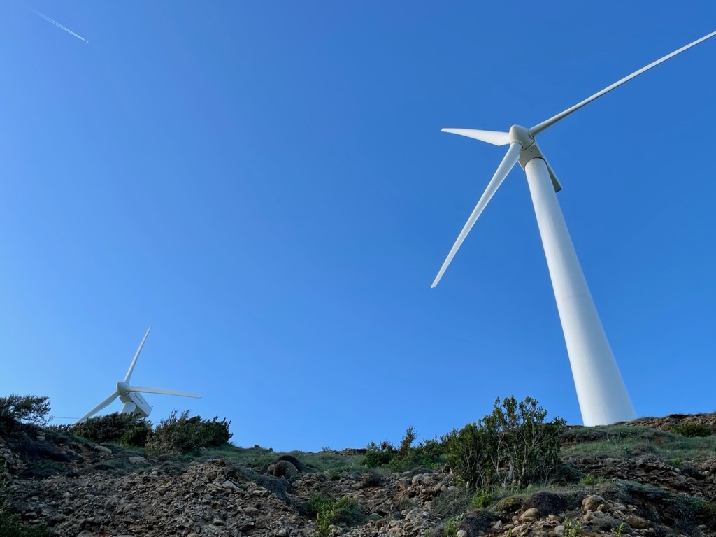 The turbines are quite loud when you’re directly underneath them.