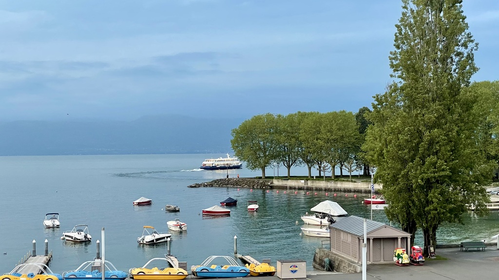 View from the hotel room this morning.