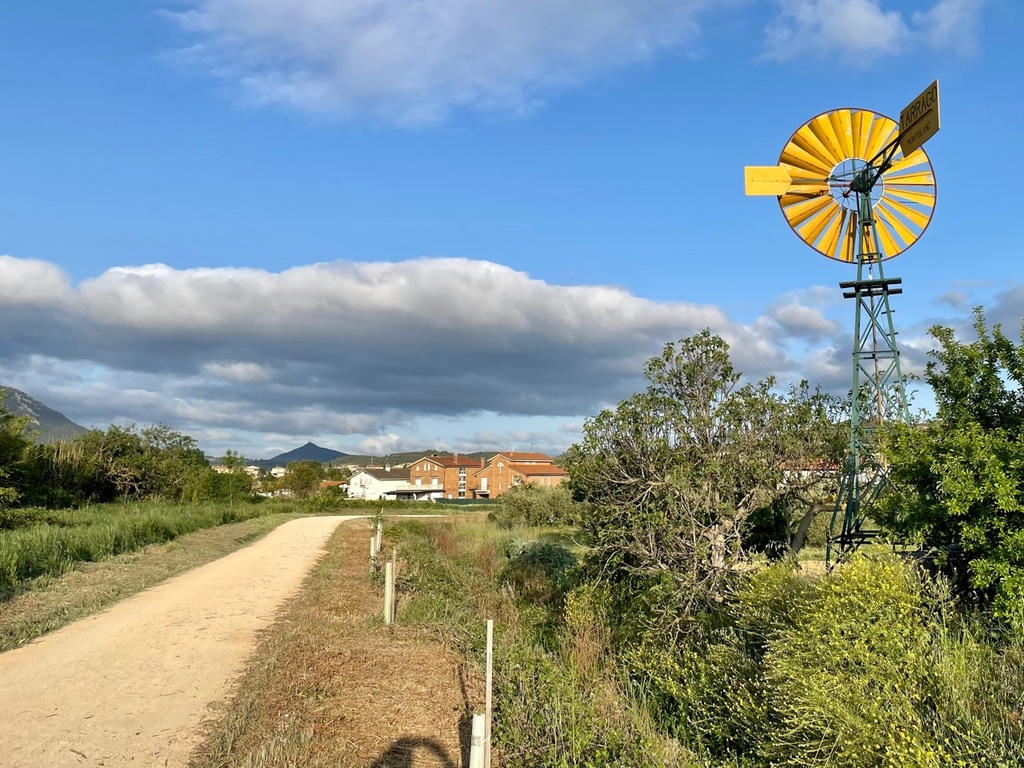 Windmills are not uncommon sights.