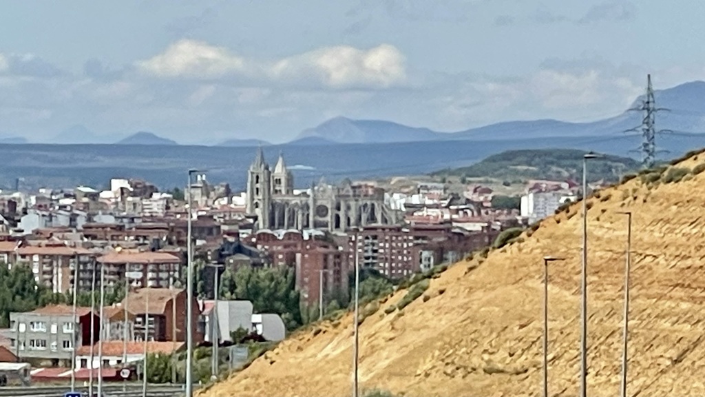 The cathedral makes quite an impression on the skyline of León.
