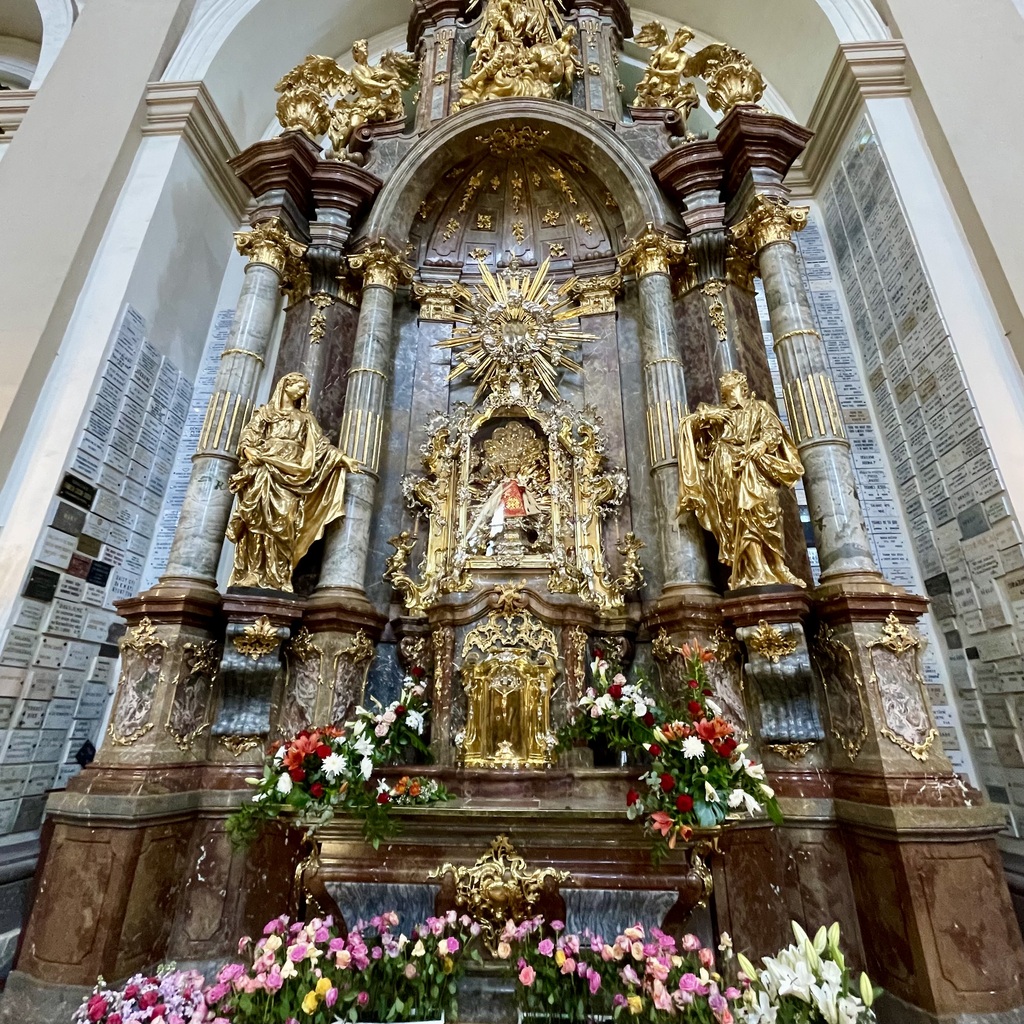 The altar of the Infant of Prague.