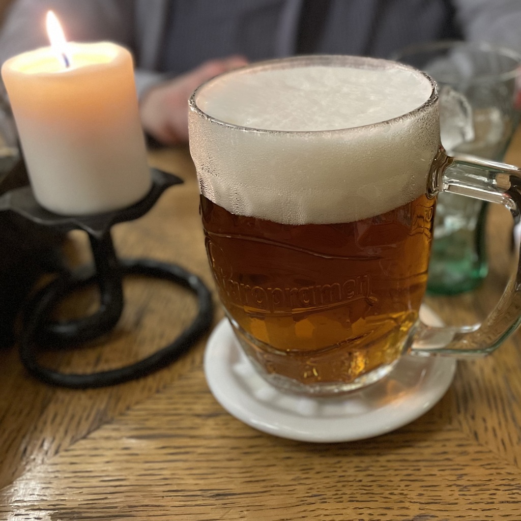 The beer was authentic. If anyone ever told you Czech beer was the best in the world, they were right.